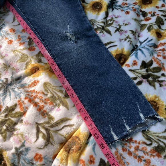 Kut from the Kloth Jeans Womens 4 Reese Ankle Straight Leg Distressed - Picture 5 of 10